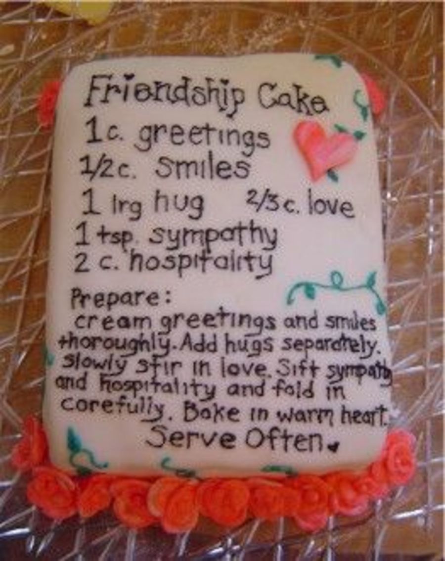 Friendship Cake