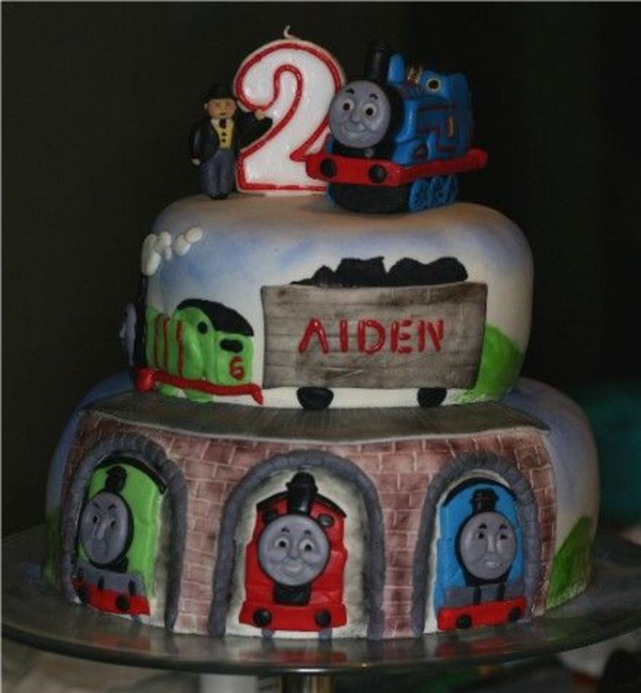 Thomas The Tank Engine Birthday Cake — free download