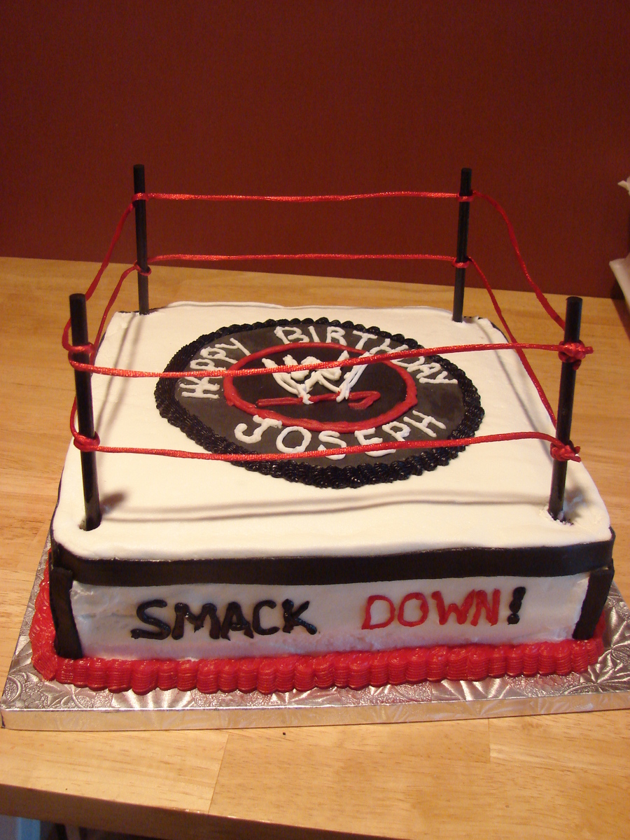 Wrestling Ring Cake