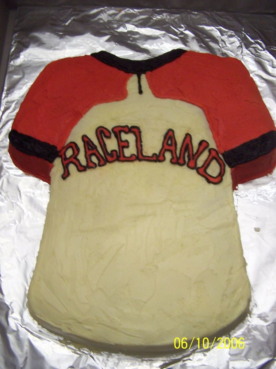 Baseball Jersey Cake