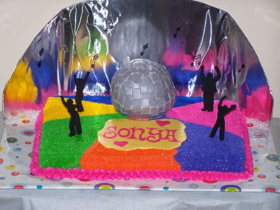 Disco Ball Cake