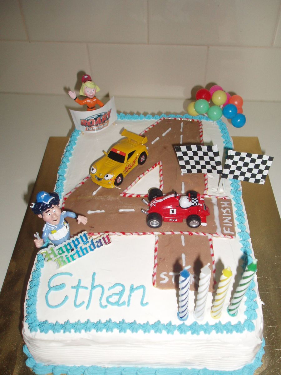Roary Racing Car Birthday Cake