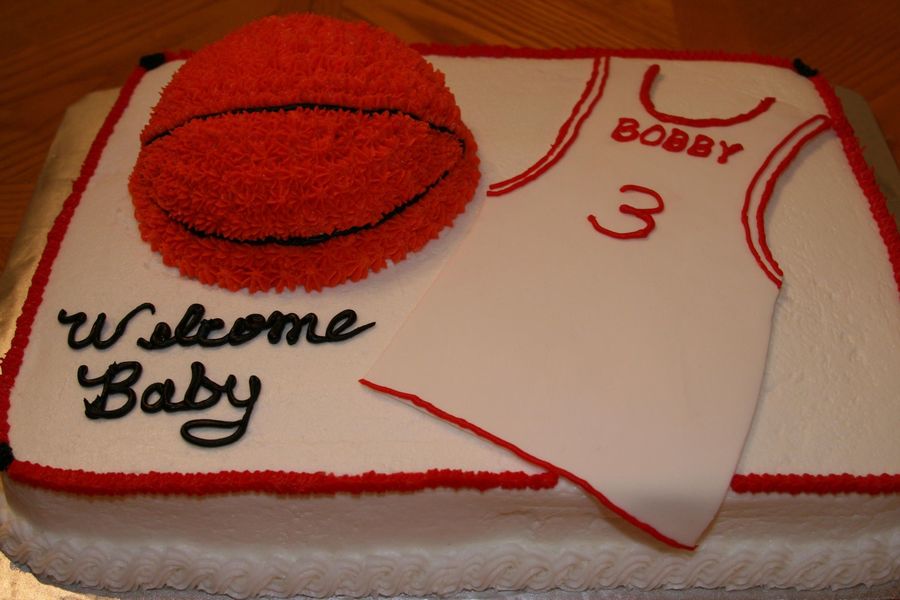 Bobby Iii Sports Themed Baby Shower Cake