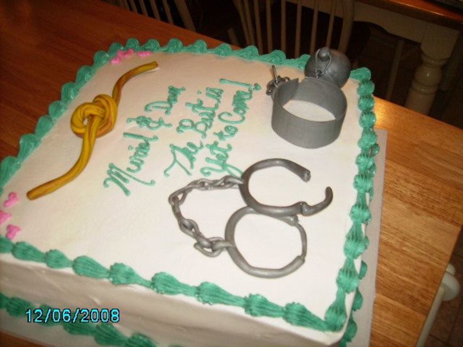 Tie The Knot Wedding Shower Cake