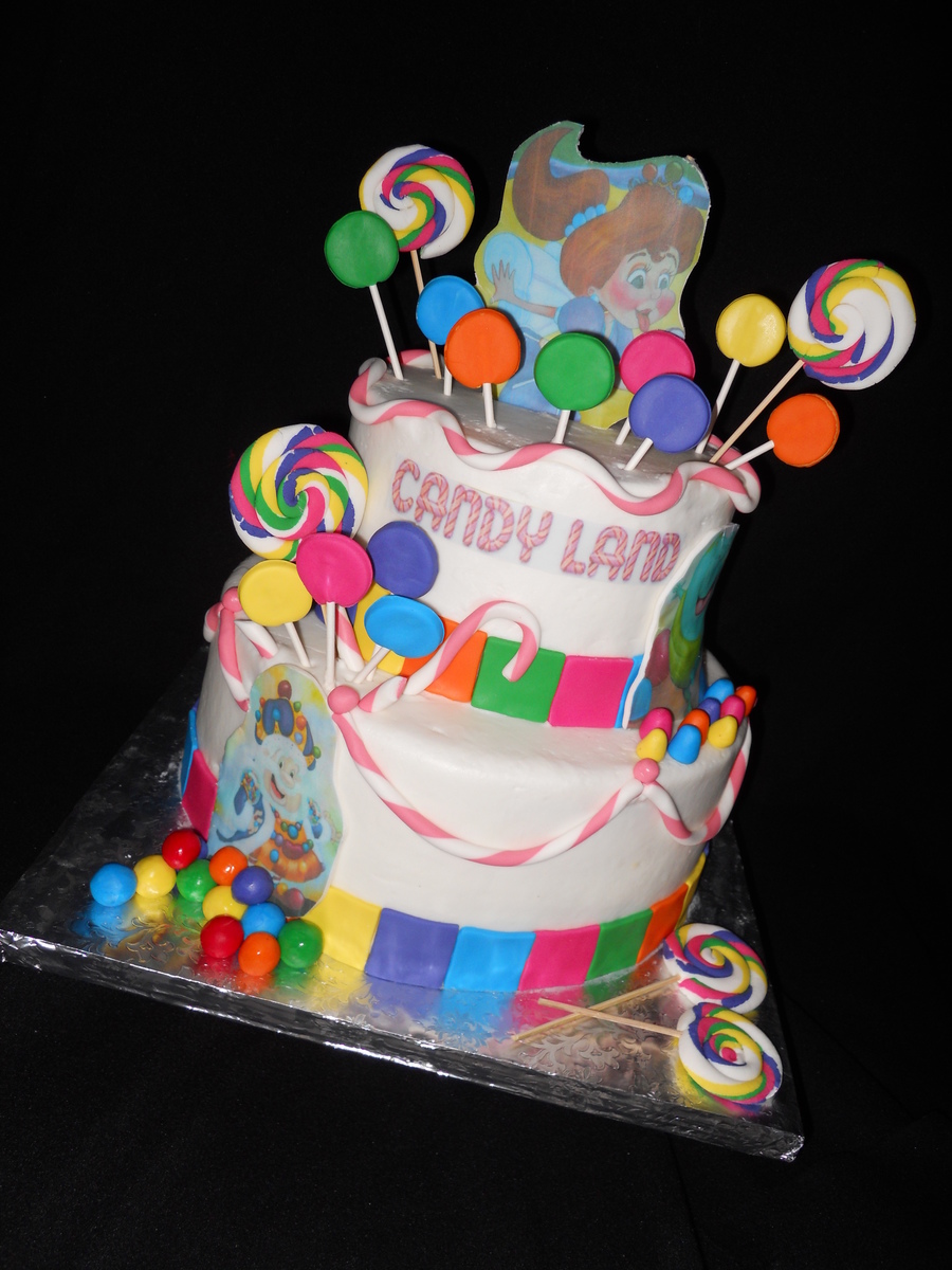 Candy Land Birthday Cake