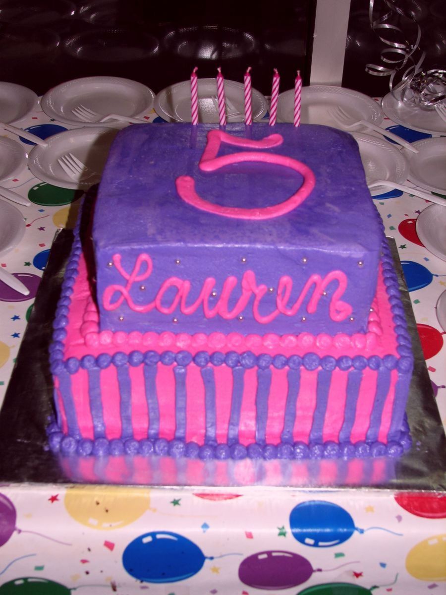 Pink And Purple Cake