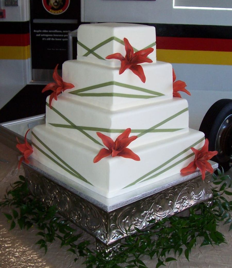 Buttercream Ribbon Cake