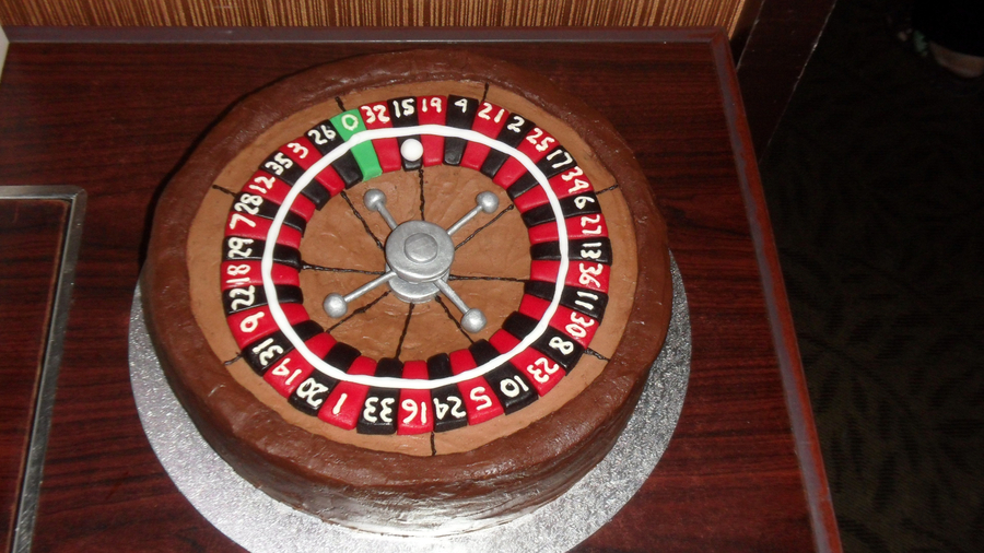 Roulette Wheel Birthday Cake