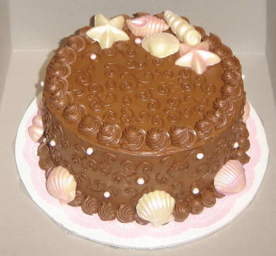 Chocolate Shell Cake