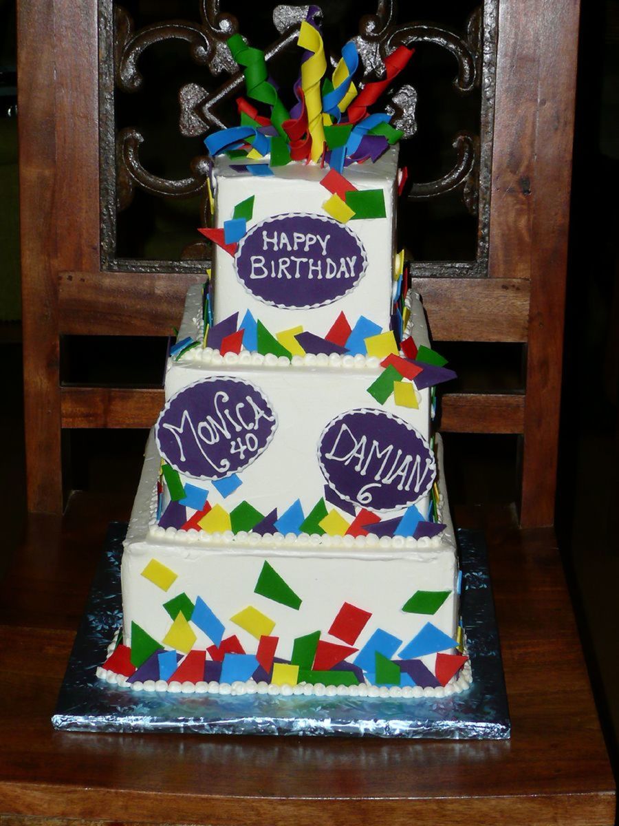 Confetti Birthday Cake