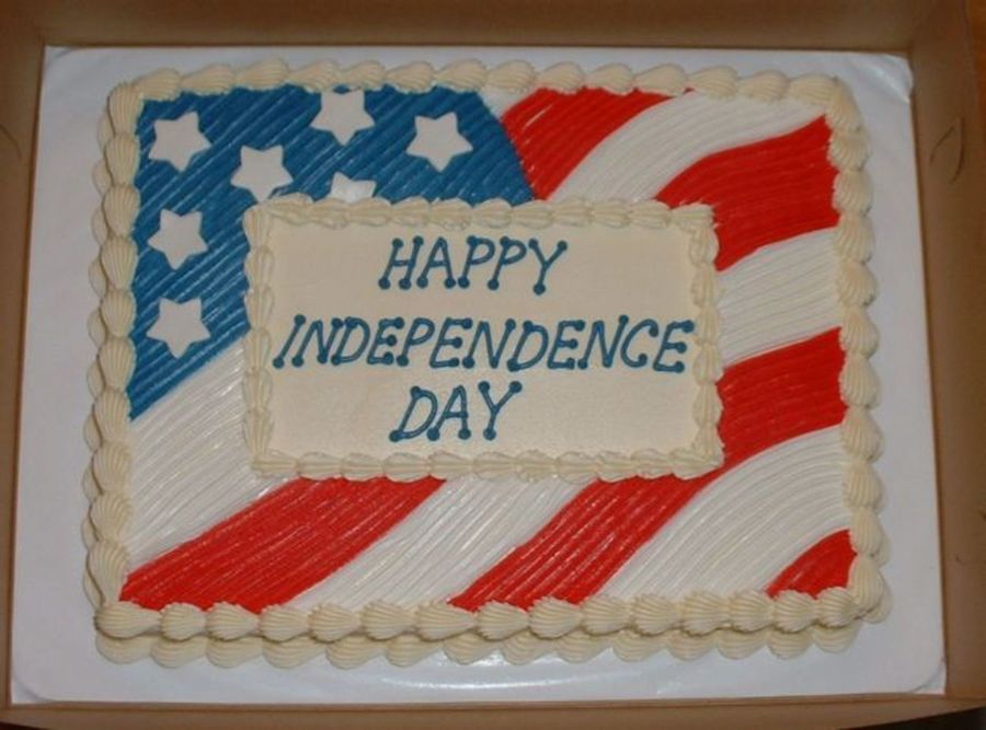Independence Day Cake - CakeCentral.com