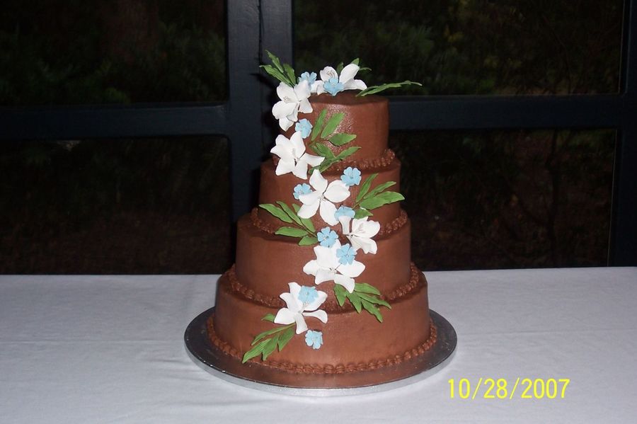 Chocolate Wedding Cake - CakeCentral.com