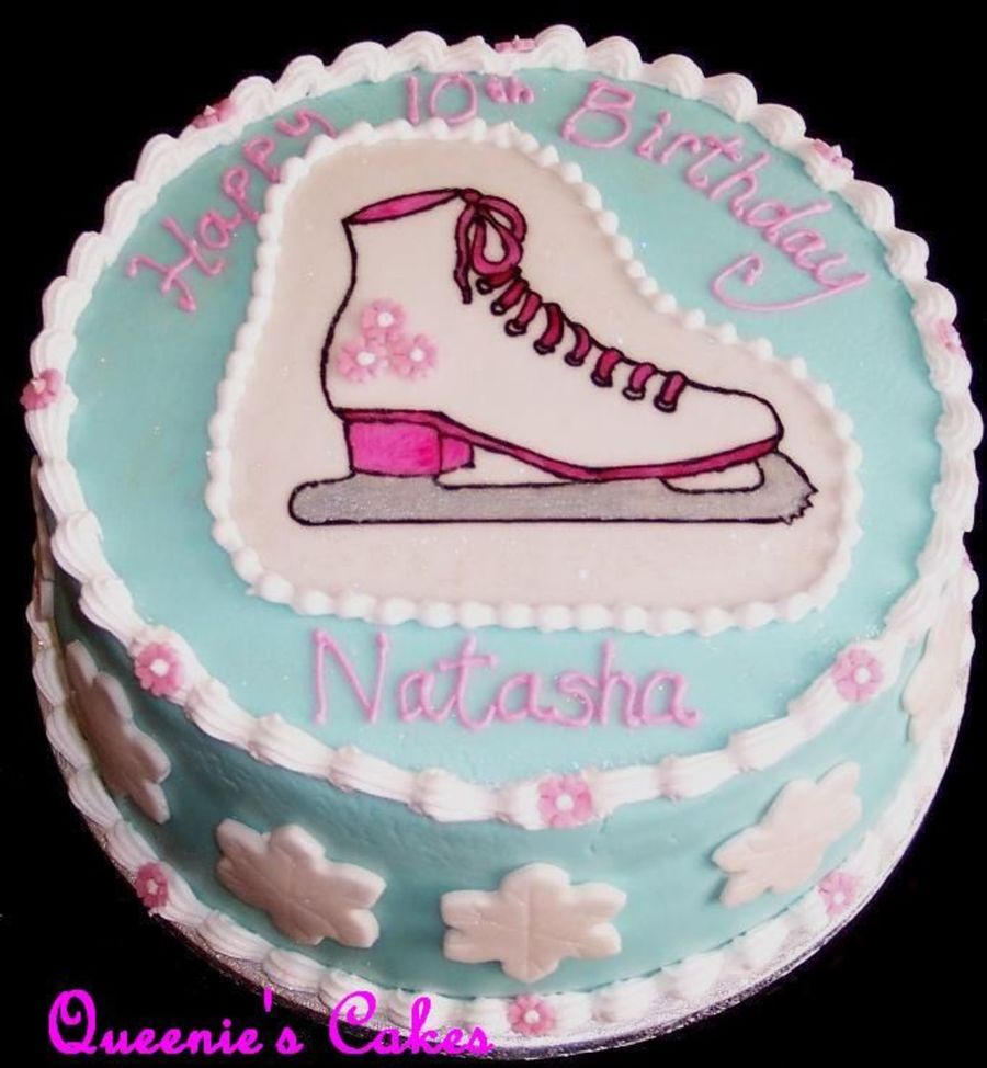 Ice Skate Cake