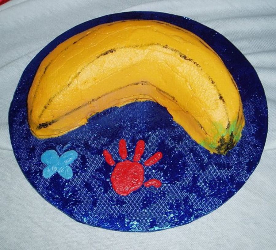 Banana Smash Cake For Curious Cake