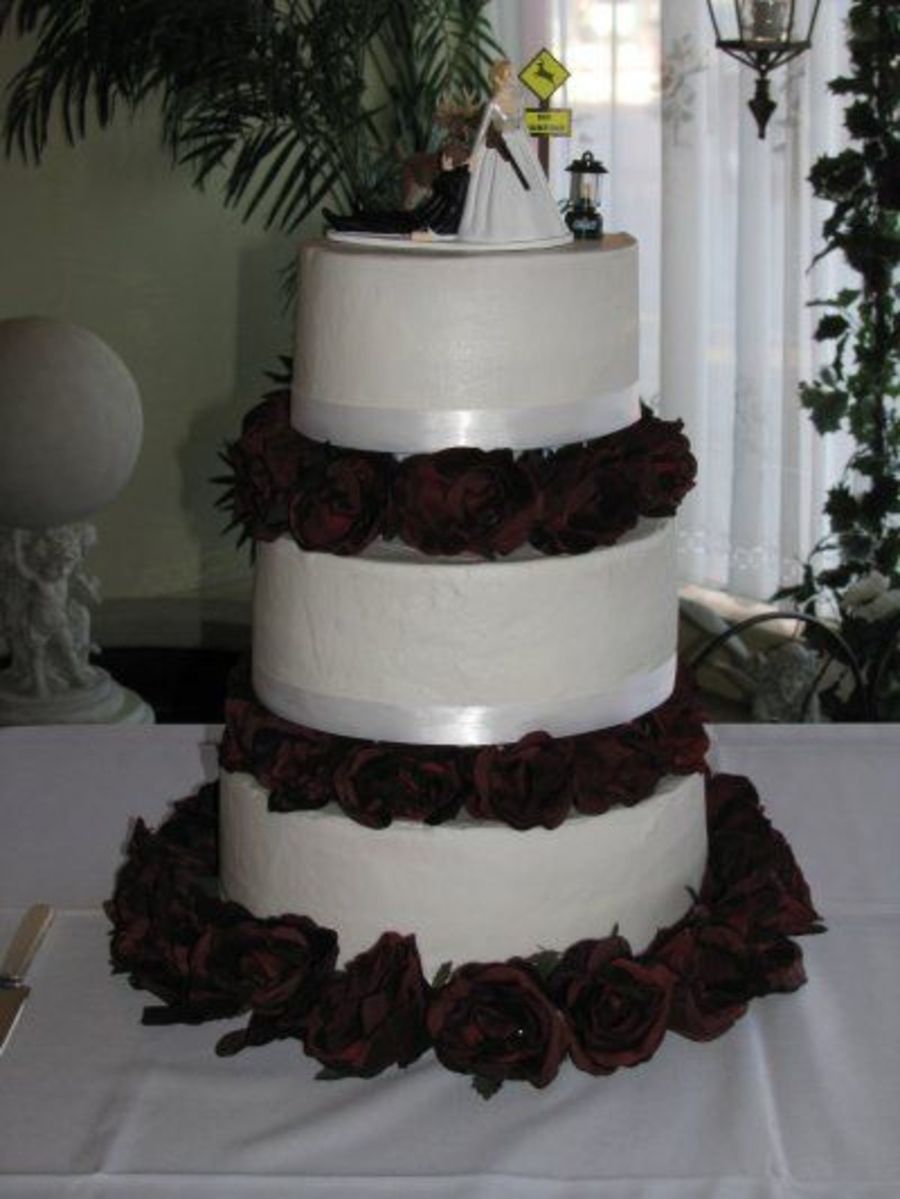 Rose Wedding Cake - CakeCentral.com