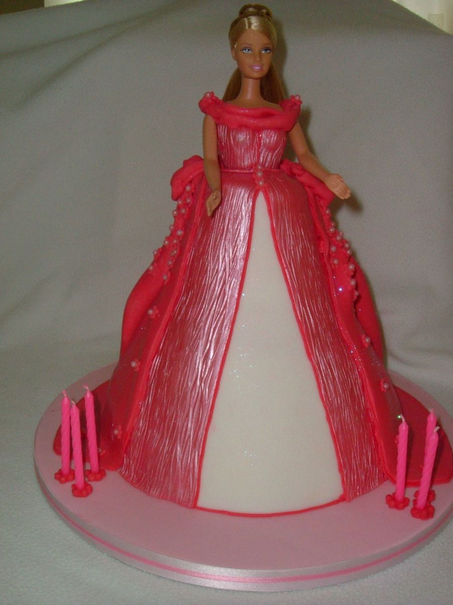 Barbie Doll Cake