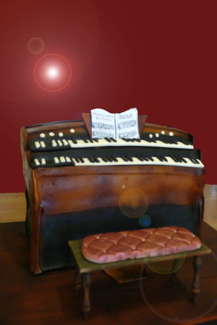 Hammond Organ Birthday Cake