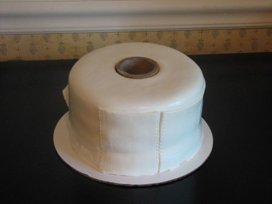 Toilet Paper Cake