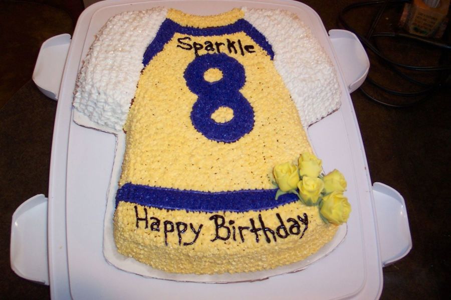 Basketball Jersey Cake