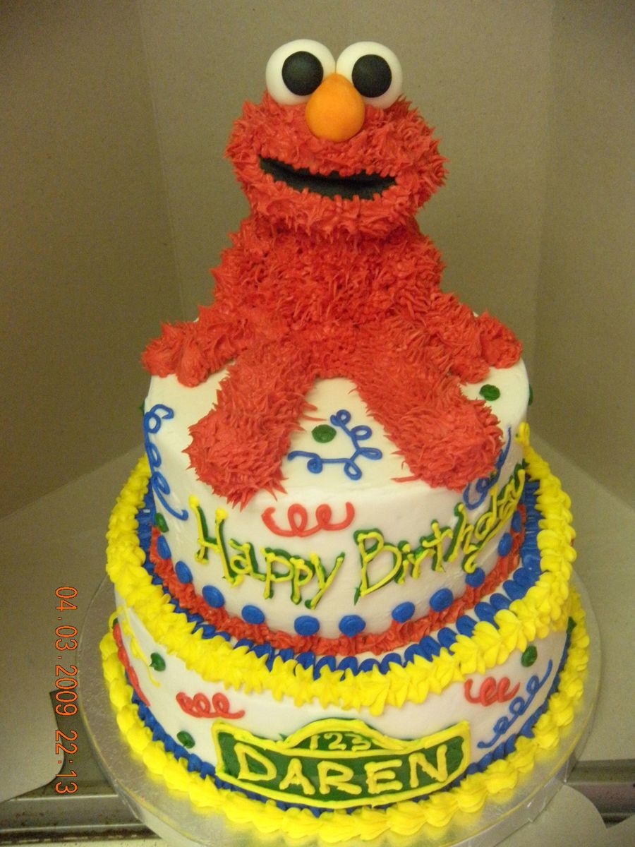 Elmo Cake