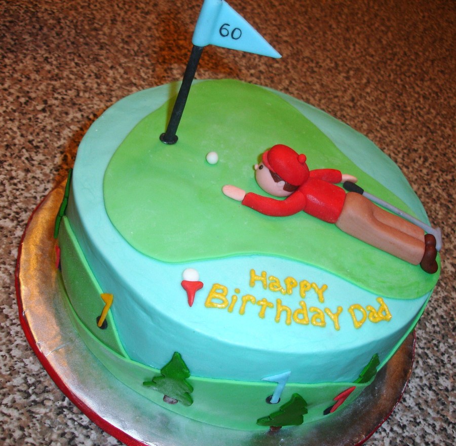 Golf Birthday Cake — free download