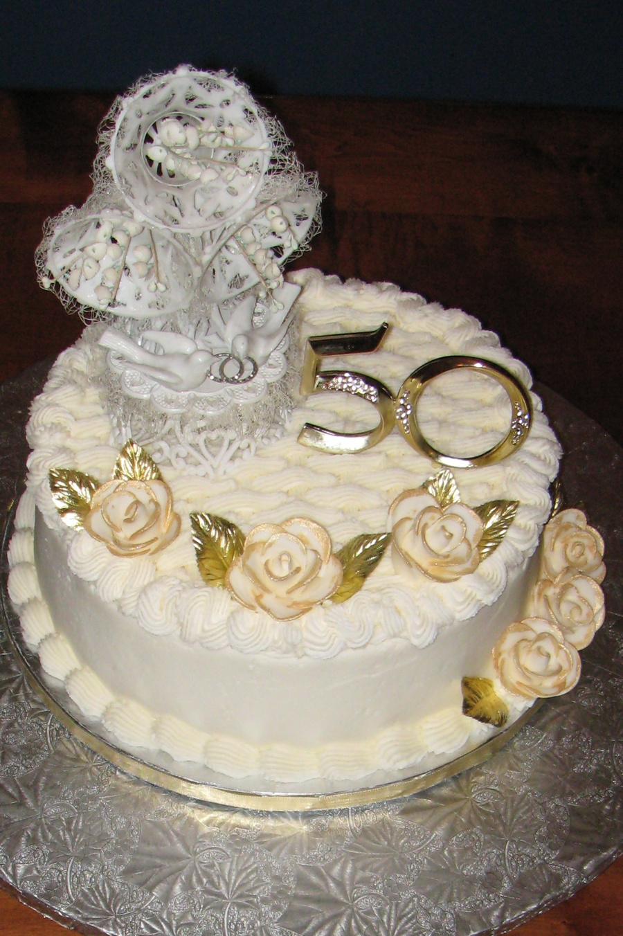 50Th Wedding Anniversary Cake