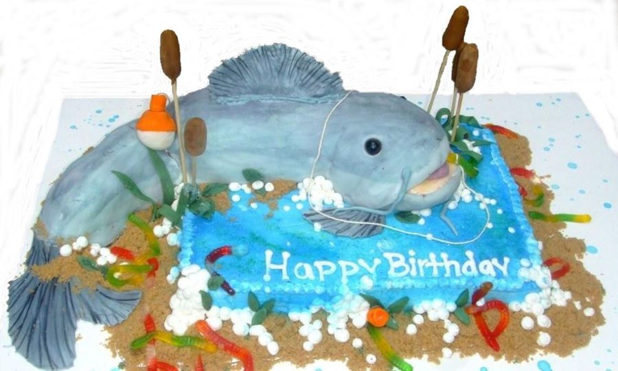 Catfish Birthday Cake