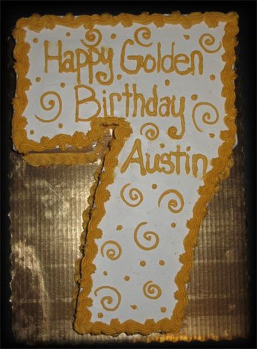 Number 7 Cake - CakeCentral.com