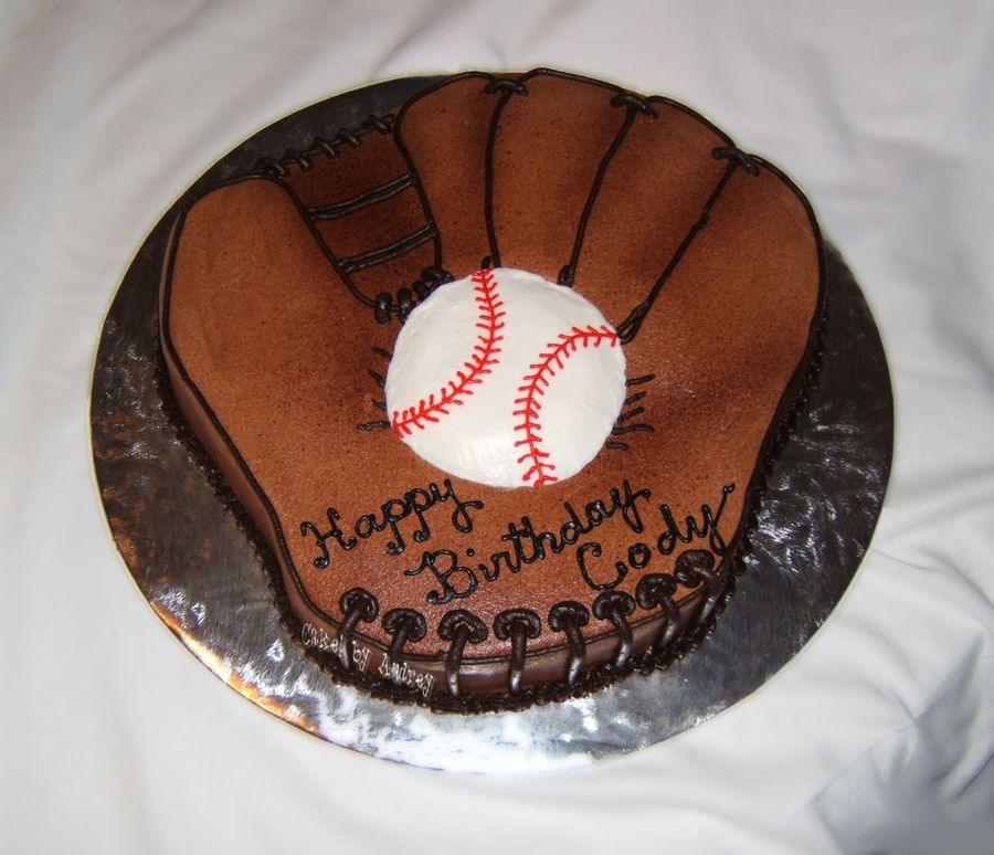 Baseball Glove Cake