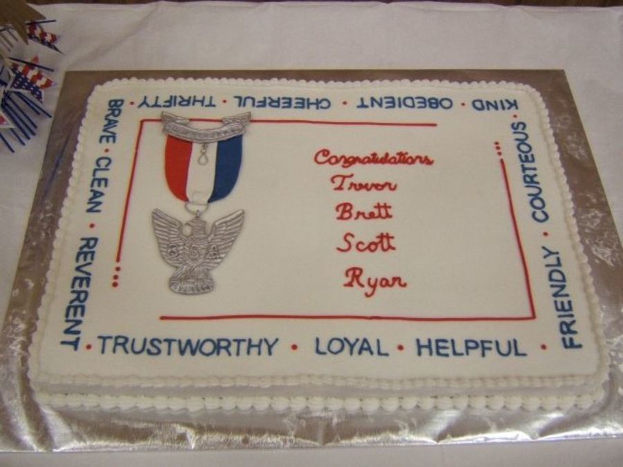 Eagle Scout Cake - CakeCentral.com