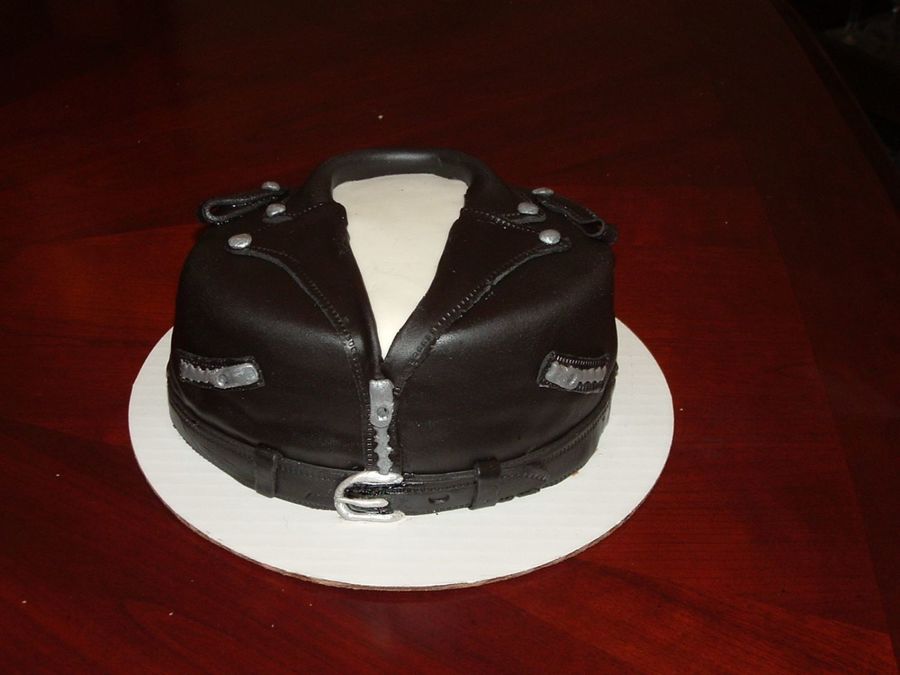 Leather Jacket Cake
