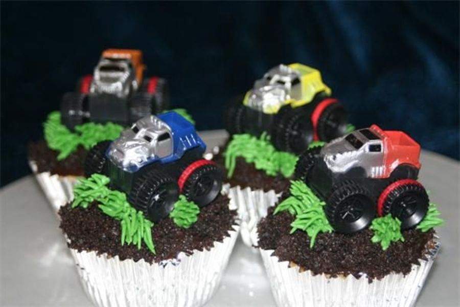 Monster Truck Cupcakes