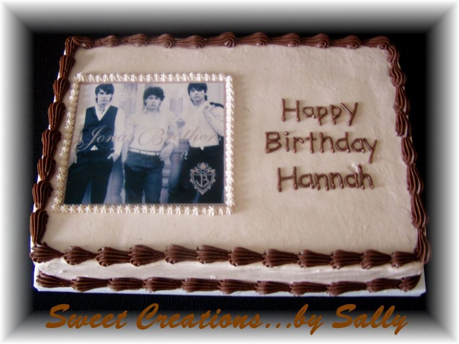 Jonas Brothers Birthday Cake