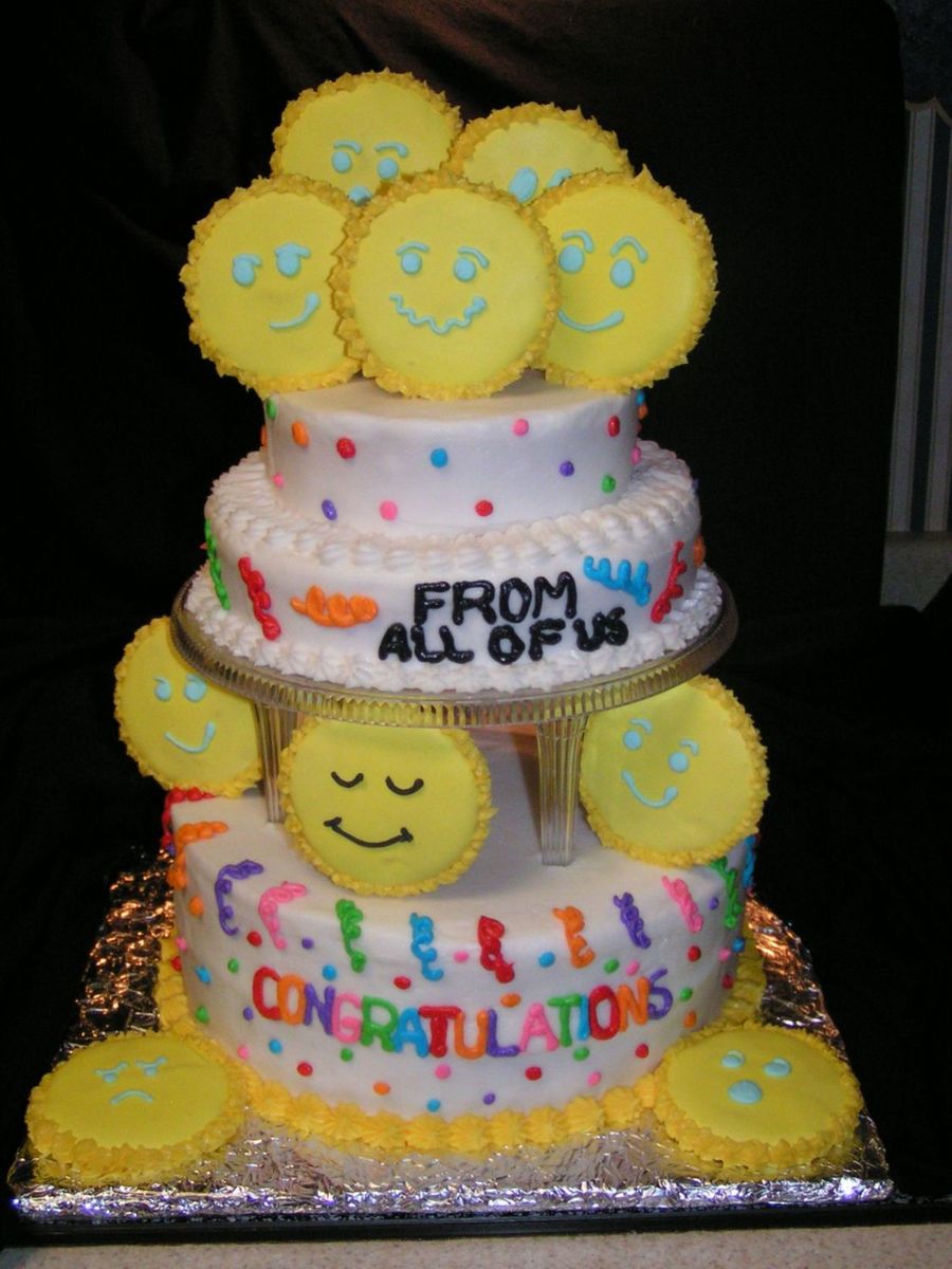 Smiley Face Cake - CakeCentral.com