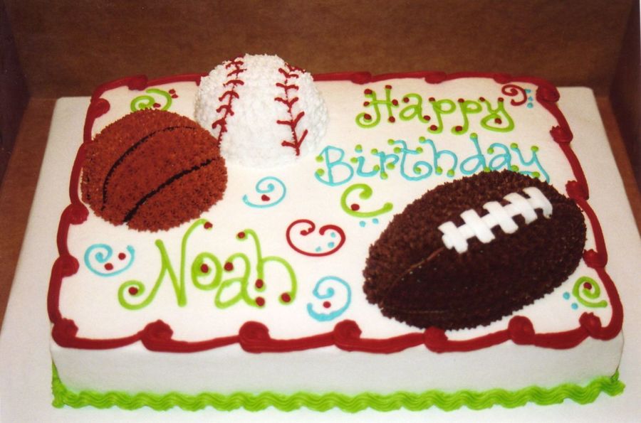 Sports Balls Cake