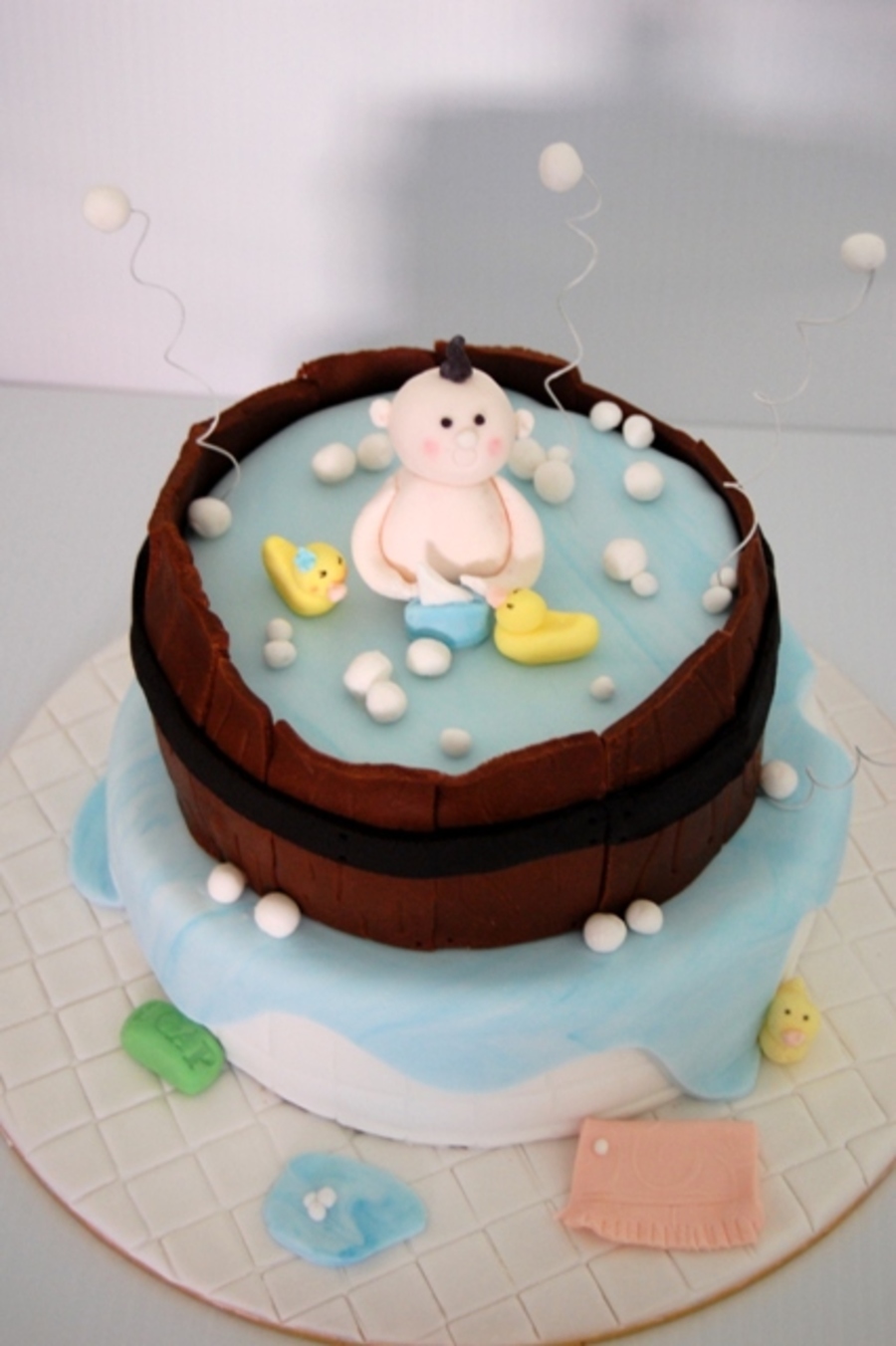 Baby Bath Duck Shower Cake