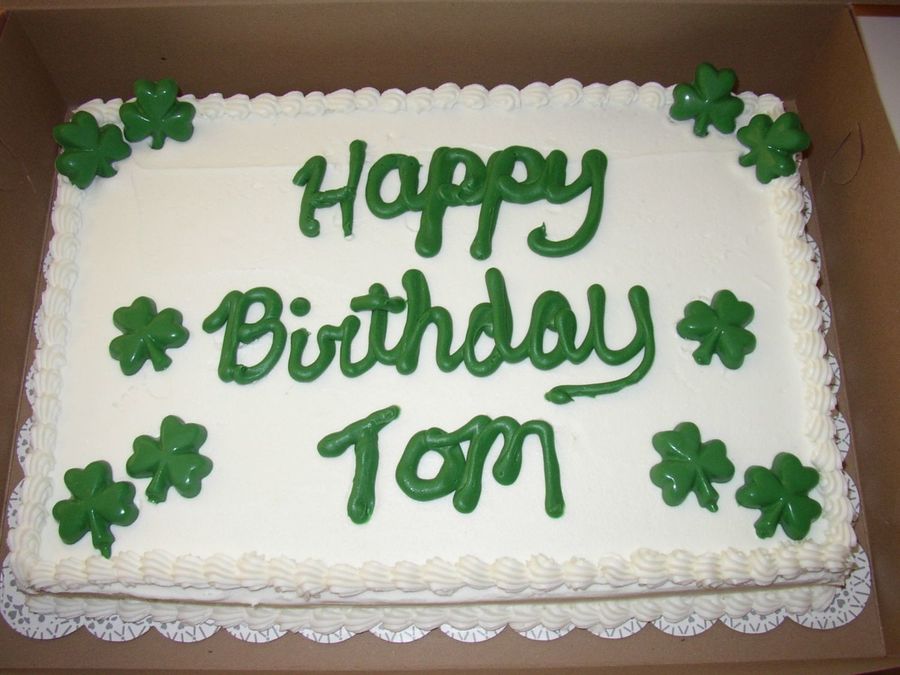 Irish Birthday Cake