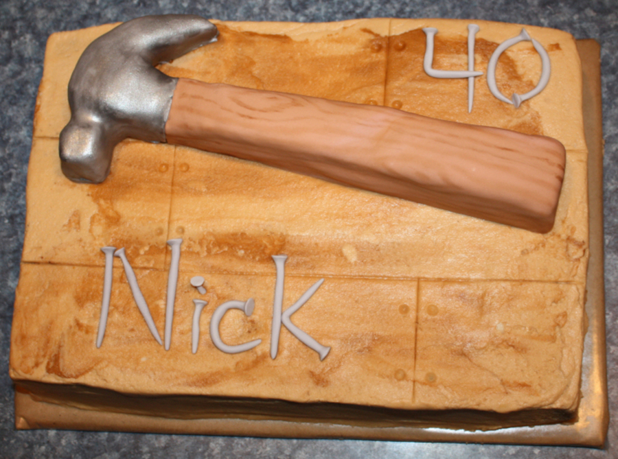 Hammer 40Th Birthday Cake