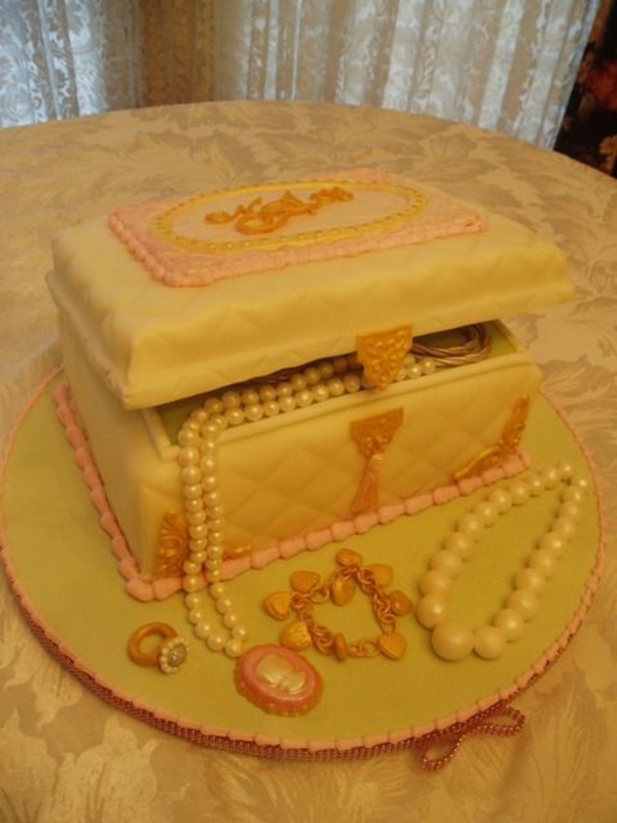 Jewelry Box Cake