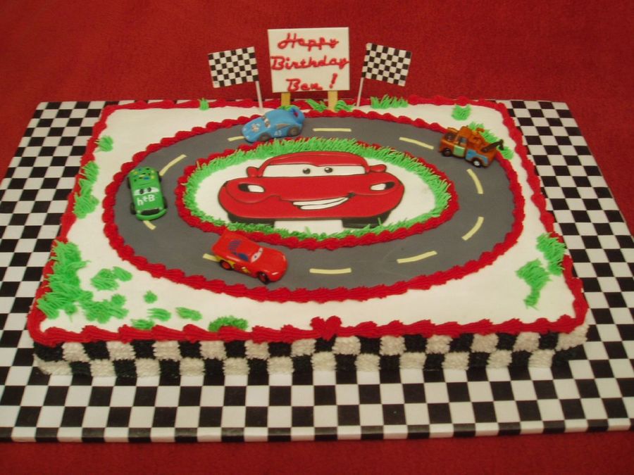 Roper Cars Cake - CakeCentral.com