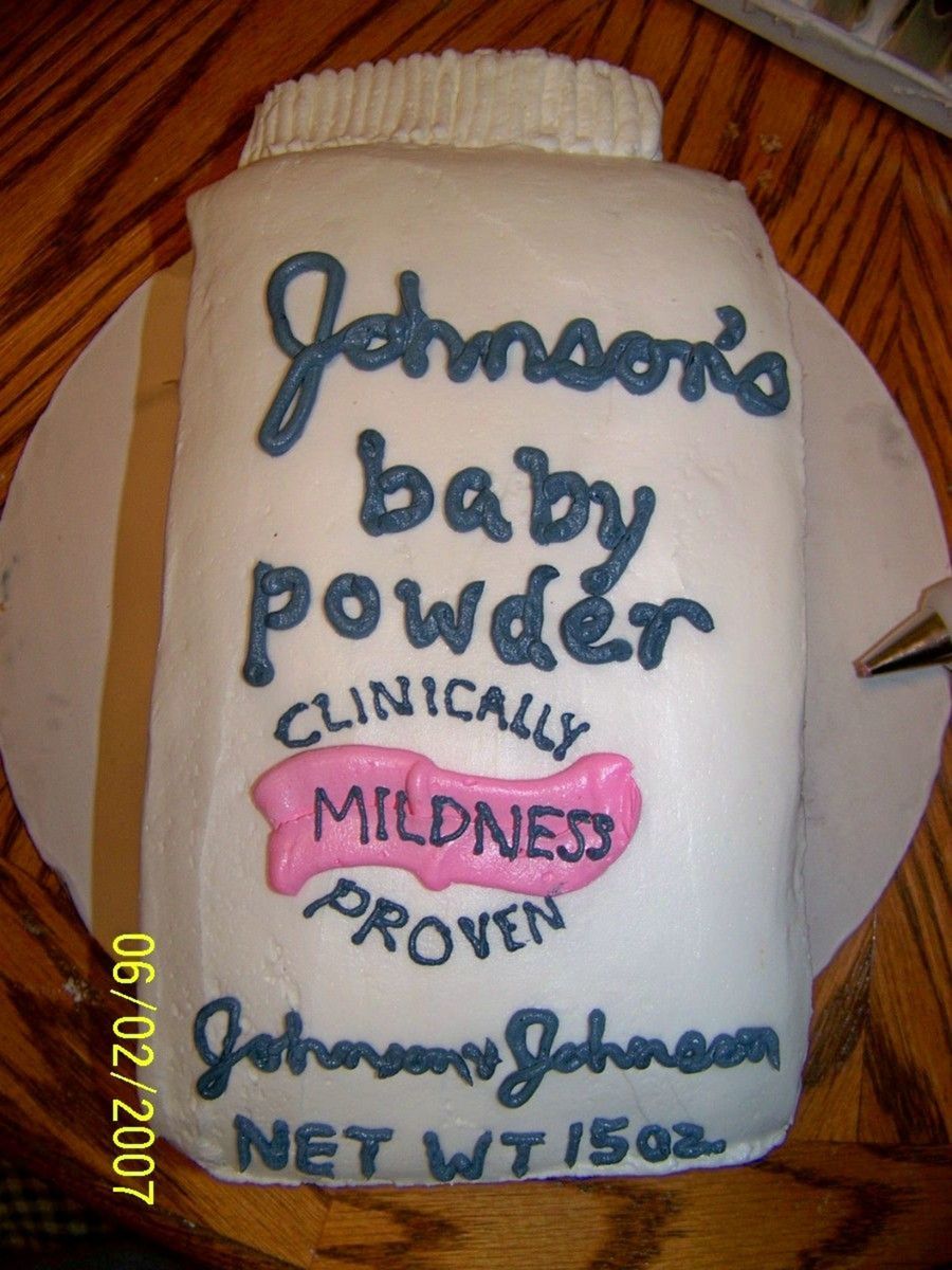 Baby Powder Shower Cake
