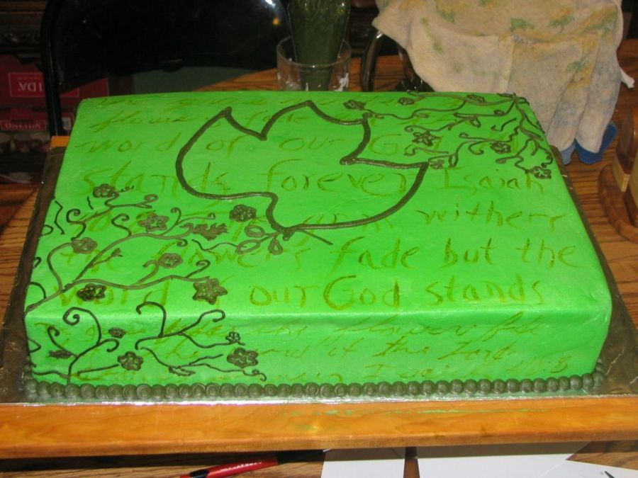 One Year Anniversary Cake