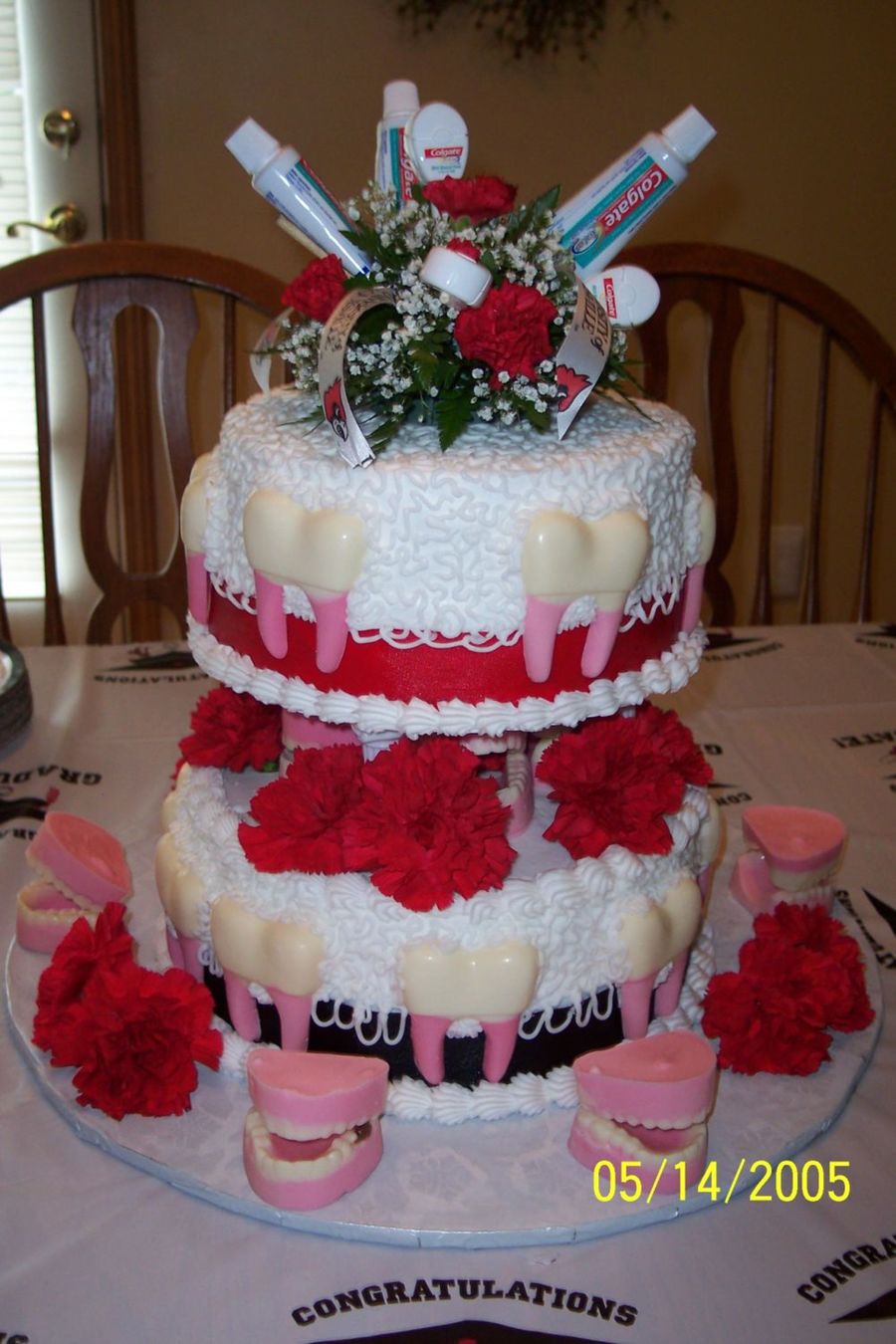 Dental Hygiene Graduation Cake