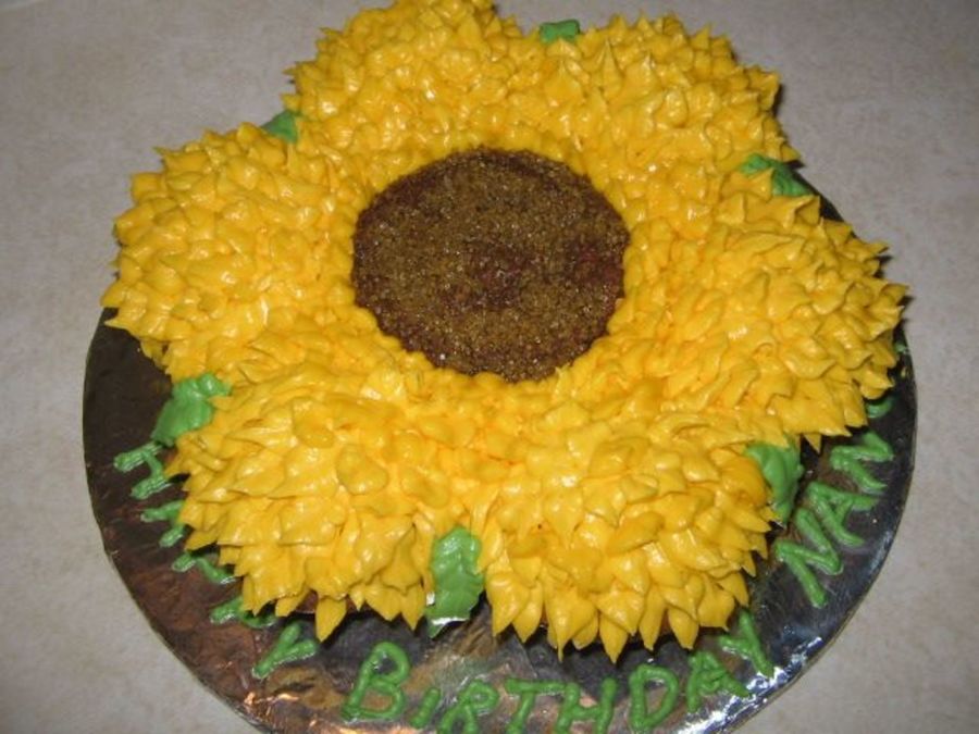 Sunflower Cupcake Cake