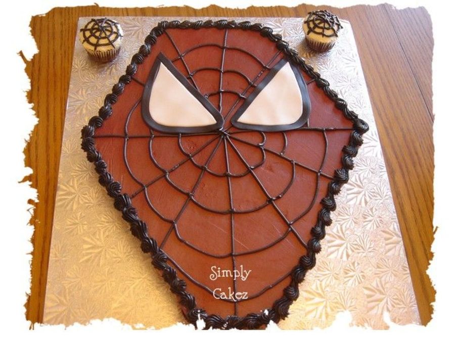 Spiderman Cupcake Cake