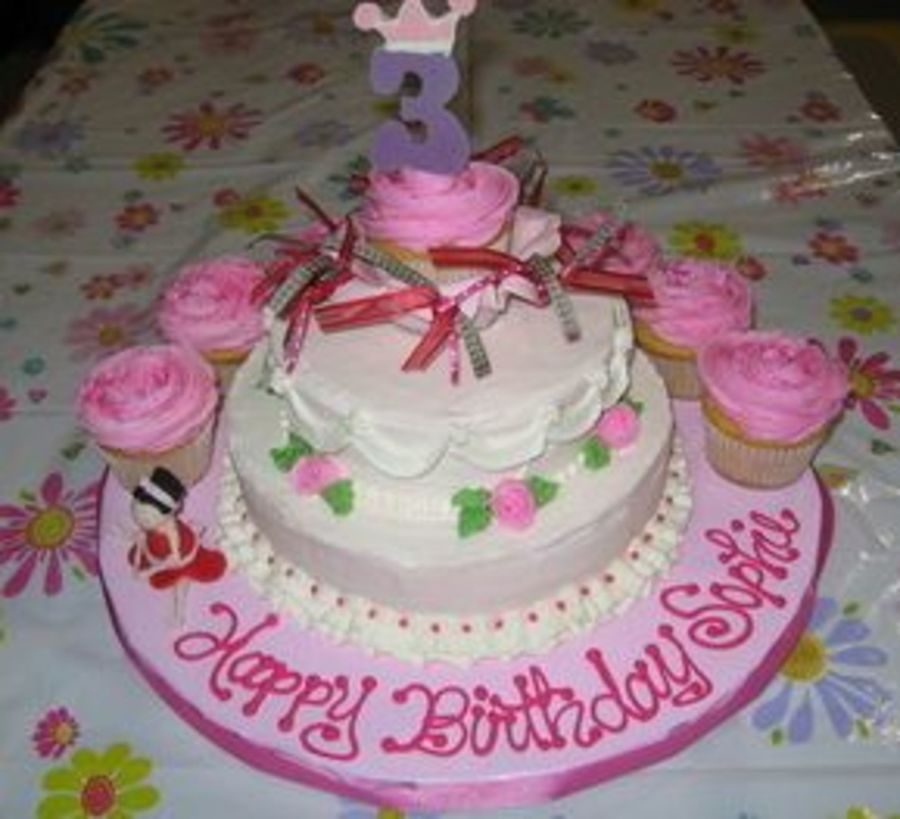 Pink Ballerina Cake
