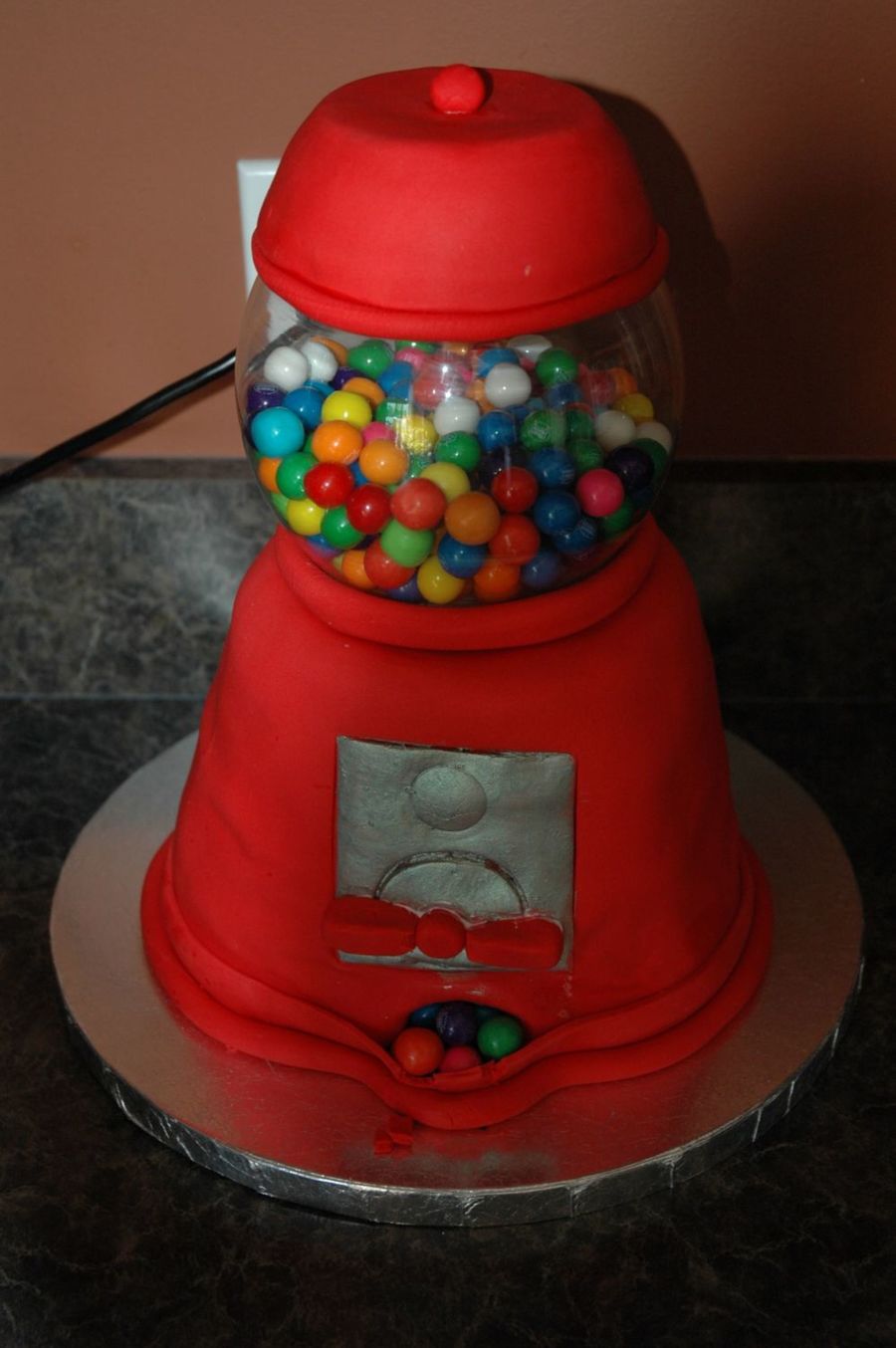 1St Gumball Machine Cake