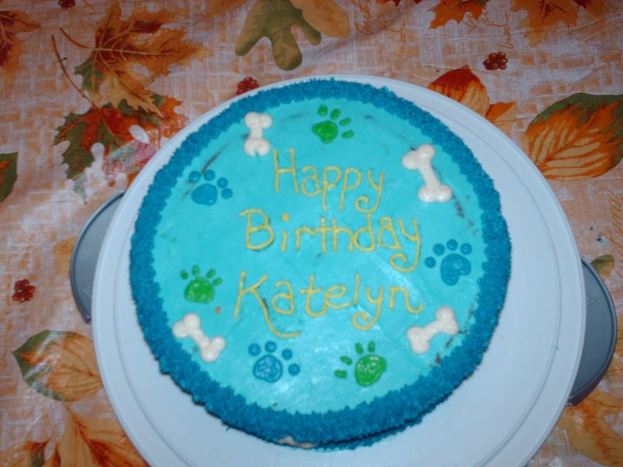 Dog Birthday Cake