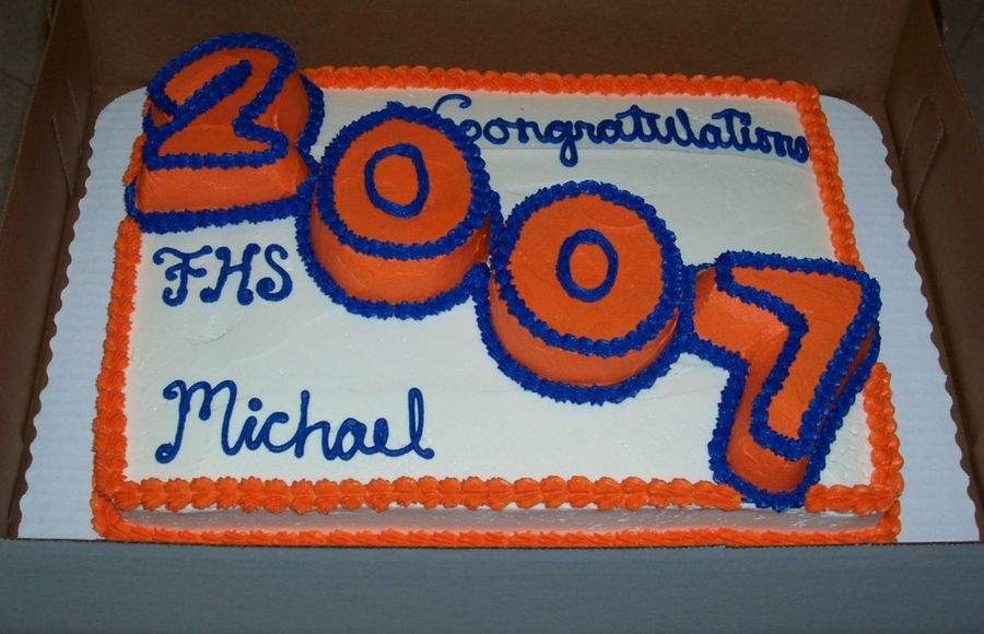 2007 Graduation Cake Cakecentral