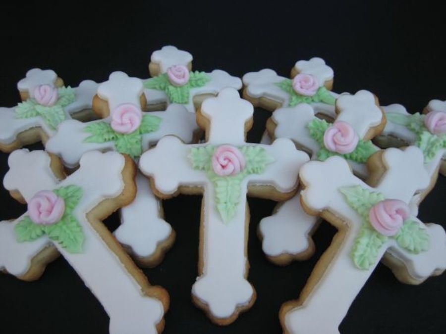 Christening Cross Cookies